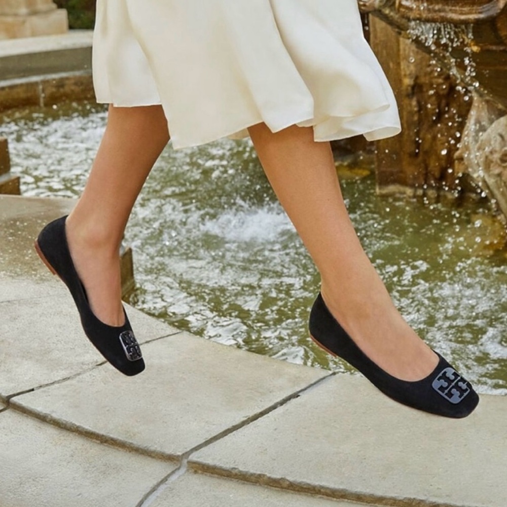 Tory Burch Black Leather Loafers - Picture 6 of 7